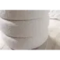 Invicta Pufa VOQUE bouclé kremowo-biała 50cm / 43524