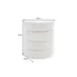 Invicta Pufa VOQUE bouclé kremowo-biała 50cm / 43524