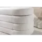 Invicta Ławka do siedzenia VOQUE kremowo-białe bouclé 115cm / 43387