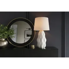 Invicta Lampa stołowa ELEGANCIA biała ceramiczna 65cm /  46011