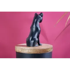 Invicta rzeźbiarska PANTHER czarne żelazo drewno mango naturalne 20cm / 43949
