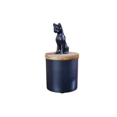 Invicta rzeźbiarska PANTHER czarne żelazo drewno mango naturalne 20cm / 43949