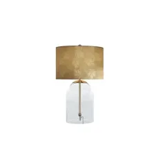 Invicta Lampa stołowa CLASSICO klosz biało złoty 50cm / 46013