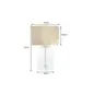 Invicta Lampa stołowa CLASSICO klosz biało złoty 50cm / 46013