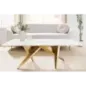 Invicta Stolik kawowy ART LIVING ceramiczny biały blat 130cm / 46204 Invicta Stolik kawowy ART LIVING ceramiczny biały blat 130cm / 46204