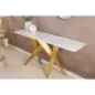 Invicta Konsola ART LIVING ceramiczny biały blat 140cm / 46203