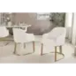 Invicta Krzesło EXTRAVAGANCIA jasnobeżowe z podłokietnikami 60cm / 46201