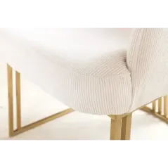 Invicta Krzesło EXTRAVAGANCIA jasnobeżowe z podłokietnikami 60cm / 46201