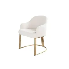 Invicta Krzesło EXTRAVAGANCIA jasnobeżowe z podłokietnikami 60cm / 46201