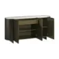 Invicta Komoda REFLECTION efekt 3D brąz z blatem w optyce marmuru 150cm / 46502 Invicta Komoda REFLECTION efekt 3D brąz z blatem w optyce marmuru 150cm / 46502