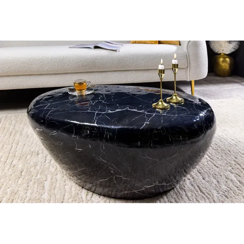 Invicta Stolik kawowy STONE optyka marmuru 75cm / 44853