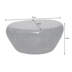 Invicta Stolik kawowy STONE optyka marmuru 75cm / 44853