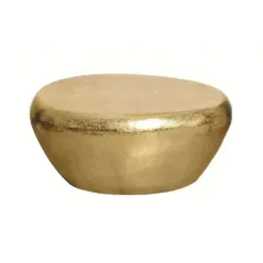 Invicta Stolik kawowy STONE złoty 75cm / 44852