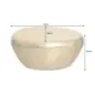 Invicta Stolik kawowy STONE złoty 75cm / 44852
