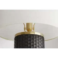 Invicta Lampa stołowa ELEGANCIA ceramiczna czarna 70cm / 46010