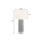 Invicta Lampa stołowa ELEGANCIA ceramiczna czarna 70cm / 46010