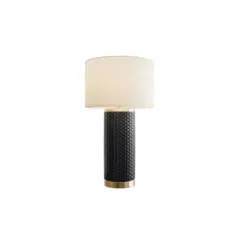 Invicta Lampa stołowa ELEGANCIA ceramiczna czarna 70cm / 46010