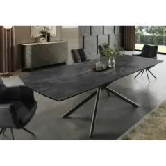 Invicta Stół ceramiczny MIKADO grafitowy 180 - 230cm / 46496