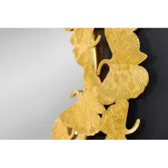 Invicta Lustro ścienne LIŚCIE GINKGO złote 70cm / 42779