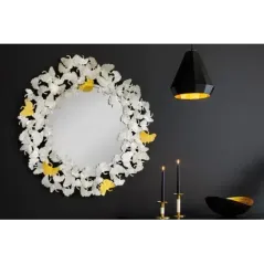 Invcita Lustro ścienne LIŚCIE GINKGO 95cm / 42778