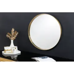 Invicta Lustro ścienne PORTRAIT złote 50cm / 42798
