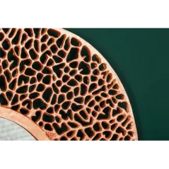 Invicta Lustro ścienne ABSTRACT LEAF miedziane 115cm / 41436