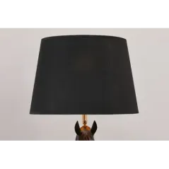 Invicta Lampa stołowa BLACK BEAUTY rzeźba konia 75cm / 45665