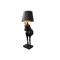 Invicta Lampa stołowa BLACK BEAUTY rzeźba konia 130cm / 6530082