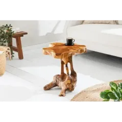 Invicta stolik ROOT drewno tekowe naturalne 40cm / 44713