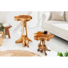 Invicta stolik ROOT drewno tekowe naturalne 40cm / 44713