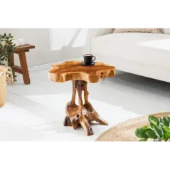 Invicta stolik ROOT drewno tekowe naturalne 40cm / 44713