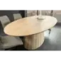 Invicta Stół do jadalni ART DECO owalny z drewna mango 220cm / 44563