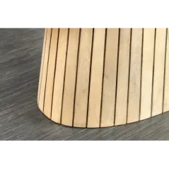 Invicta Stół do jadalni ART DECO owalny z drewna mango 220cm / 44563