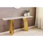 Invicta Konsola EXTRAVAGANCIA optyka białego marmuru 140cm / 45936 Invicta Konsola EXTRAVAGANCIA optyka białego marmuru 140cm / 45936