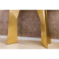 Invicta Konsola EXTRAVAGANCIA optyka białego marmuru 140cm / 45936