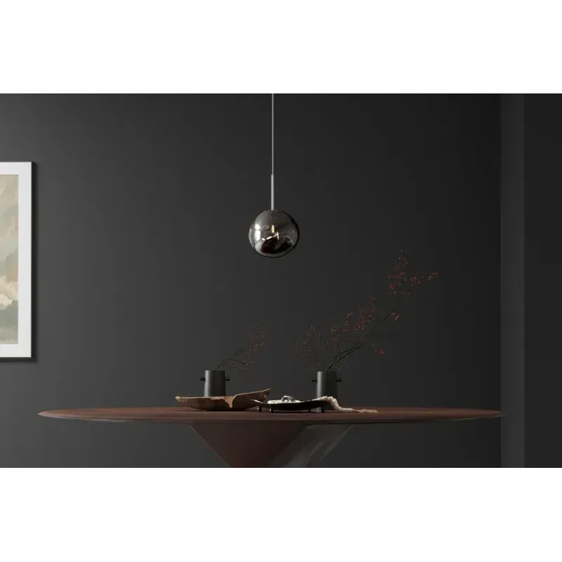 Invicta Lampa wisząca LIQUID DIAMOND 20cm szkło dymione / 46016