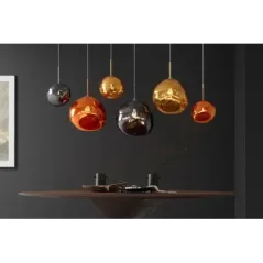 Invicta Lampa wisząca LIQUID DIAMOND 20cm szkło dymione / 46016