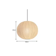 Invicta Lampa wisząca ORGANIC z naturalnego materiału 35cm  / 45843