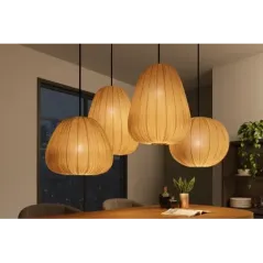 Invicta Lampa wisząca ORGANIC z naturalnego materiału 30cm / 46413
