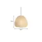 Invicta Lampa wisząca ORGANIC z naturalnego materiału 30cm / 46413