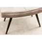 Invicta Stołek aksamitny SCANDINAVIA 40cm / 44027