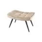 Invicta Stołek aksamitny SCANDINAVIA 40cm / 44027