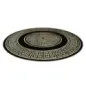 Dywan Grecki wzór Versace czarny / złoty Ø 150cm Dywan Grecki wzór Versace czarny / złoty Ø 150cm