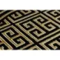 Dywan Grecki wzór Versace czarny / złoty Ø 150cm Dywan Grecki wzór Versace czarny / złoty Ø 150cm