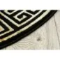 Dywan Grecki wzór Versace czarny / złoty Ø 150cm Dywan Grecki wzór Versace czarny / złoty Ø 150cm