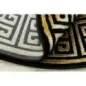 Dywan Grecki wzór Versace czarny / złoty Ø 150cm Dywan Grecki wzór Versace czarny / złoty Ø 150cm