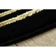 Dywan Grecki wzór Versace czarny / złoty Ø 150cm