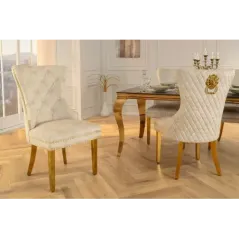 Invicta Krzesło CASTLE z uchwytem w kształcie głowy lwa / 46148
