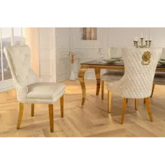 Invicta Krzesło CASTLE z uchwytem w kształcie głowy lwa / 46148