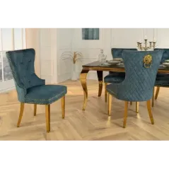 Invicta Krzesło CASTLE z uchwytem w kształcie głowy lwa / 46147